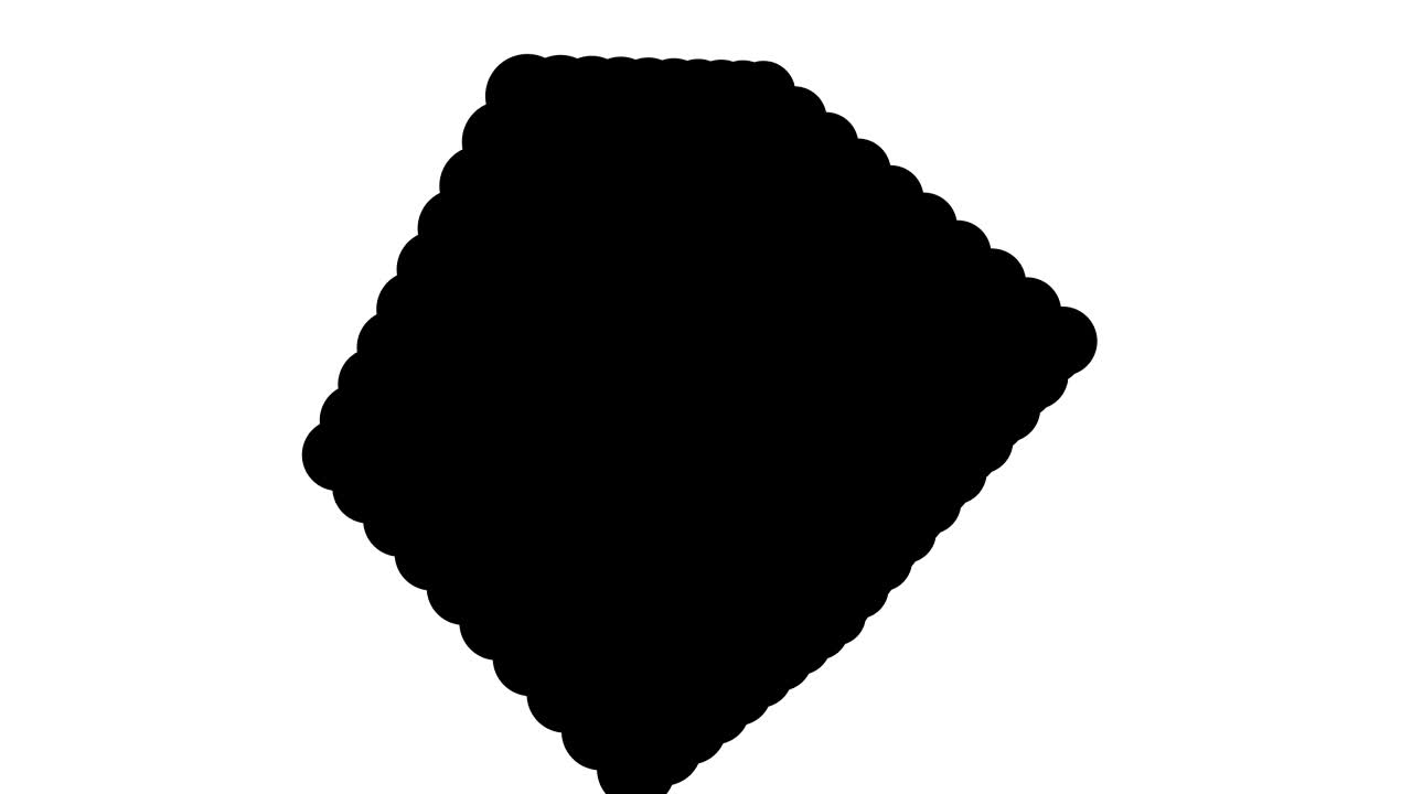 bucle sin fin cubo abstracto animación en 3d