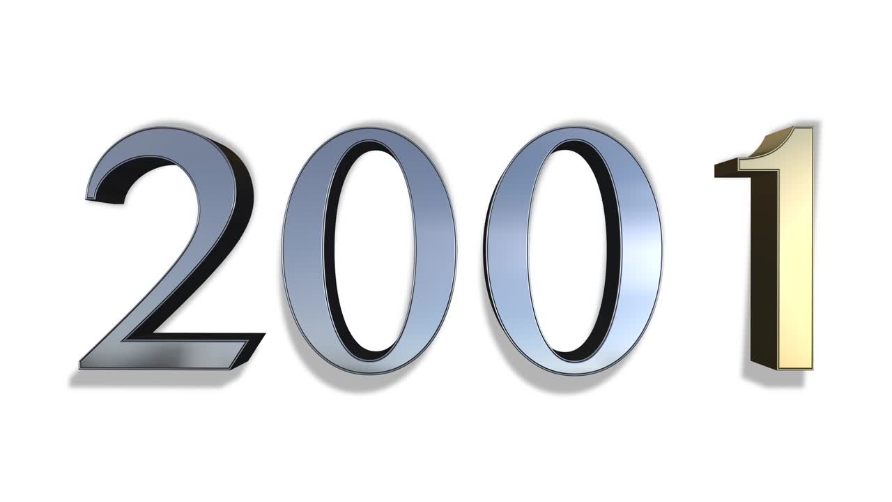 de 2000 a 2040 - números de oro y plata