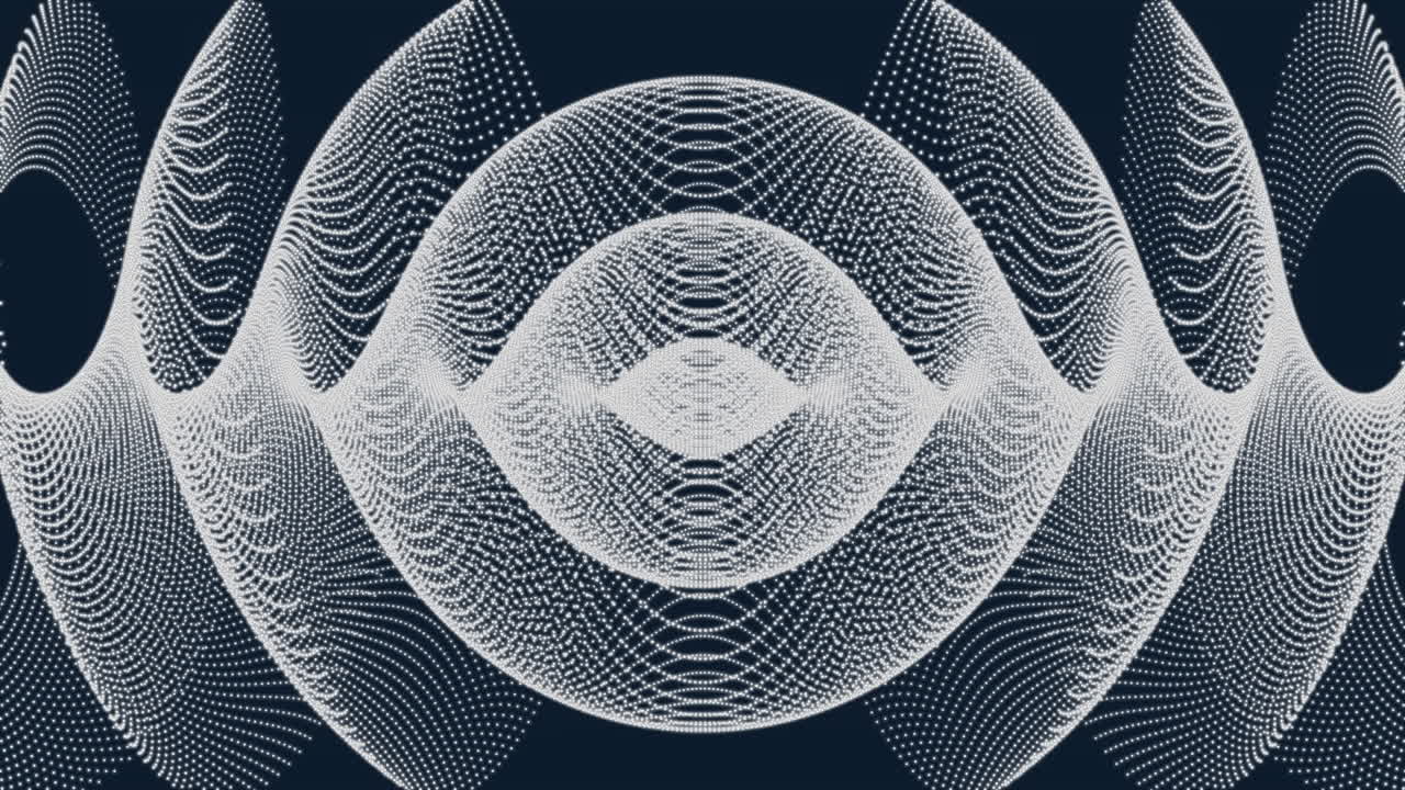 animación de líneas blancas que forman ondas