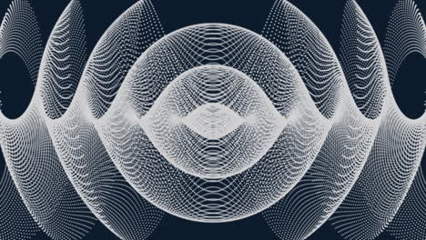 animation of white lines forming waves