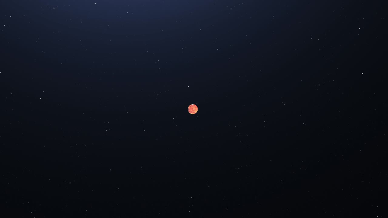 4K Planet Mars High quality - Planet Mars orbiting with stars in background High quality 4K - Mars on black background - The fast moving mars  - Mars red planet