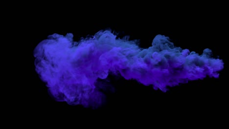 colored torch smoke.