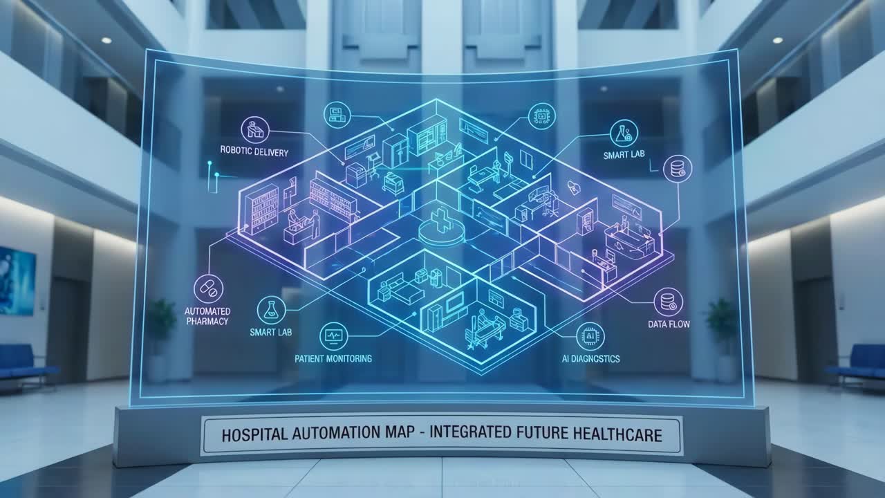 Mappa dell'automazione ospedaliera - Assistenza sanitaria futura integrata