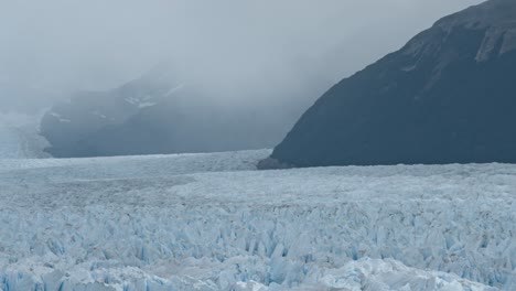 footage in the perito moreno glacier, the most iconic glacier in the world