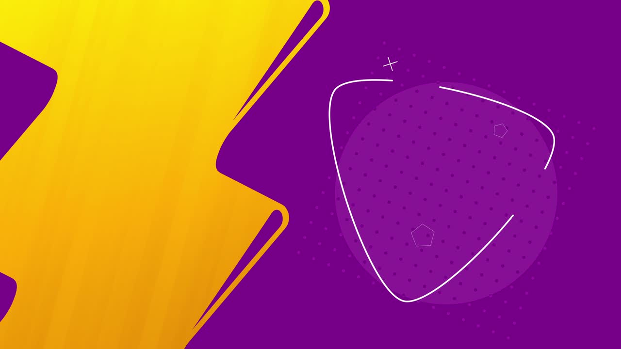 fondo violeta con figuras geométricas abstractas