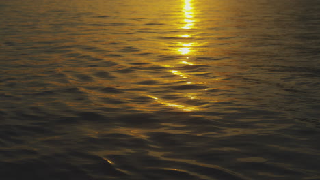 golden sunset reflections on water