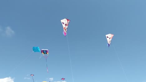 Kite-festival-in-Huntington-Beach,-California.-3-9-19