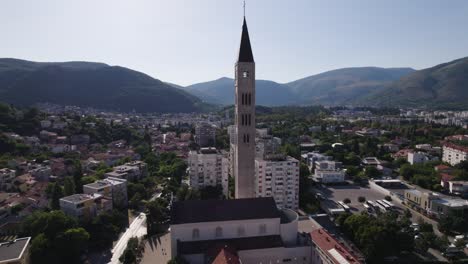 aerial orbit: church of st