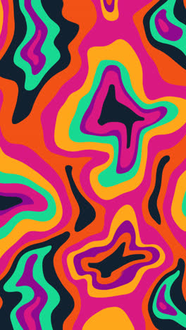 Motion-Graphic-of-Hand-drawn-flat-groovy-psychedelic-pattern