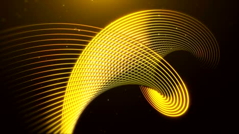 cuerdas de oro movimiento en bucle