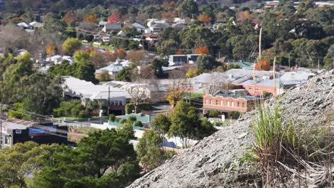 panoramic view of sovereign hill, ballarat, australia