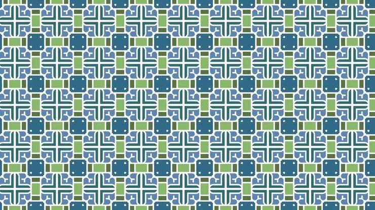 Retro seamless pattern loop animation