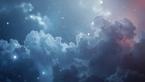 dynamic cloudscapes: dreamy hues and dramatic storms with lightning