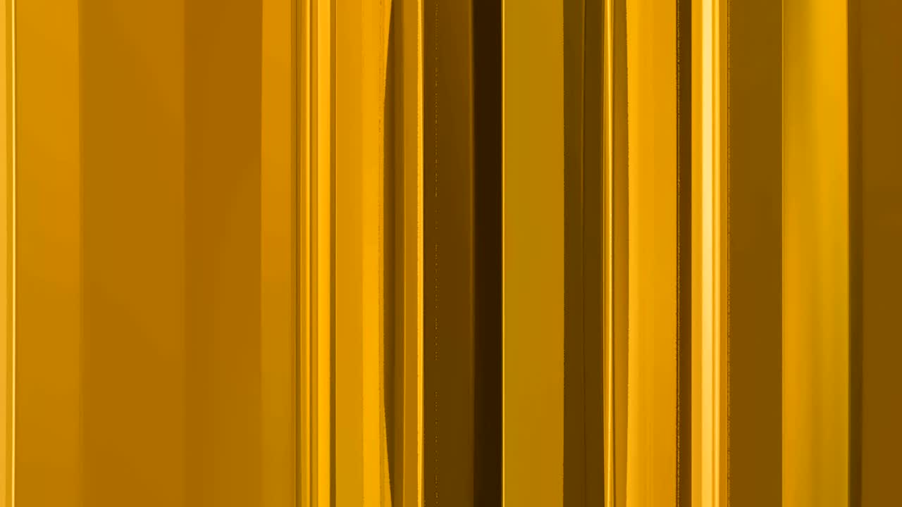 movimiento abstracto ondas de oro material vertical movimiento de flujo, fondo metálico dorado, sin costuras