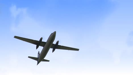 airplane in flight