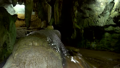 stalactites in karst caves