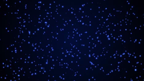 blue flickering moving particle graphic animation background