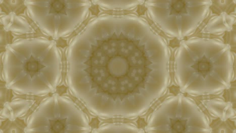 3d looped abstract ornate decorative background. hypnotic pastel colored kaleidoscope.