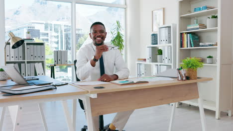 Face-of-business-black-man-planning