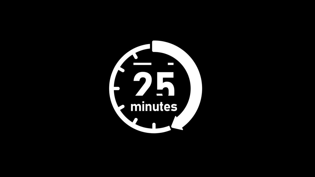 Clock , timer (time passage , waiting time) animation (4K) | 30 minutes