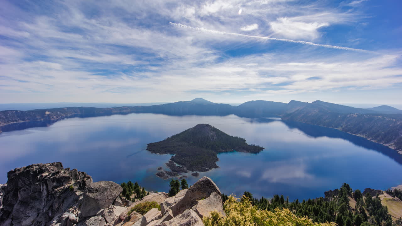 Lago Crater visto dal punto panoramico a Watchman's Peak
