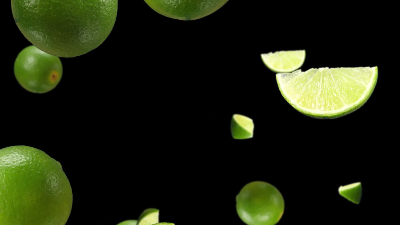 Falling Lemons With Alpha Channel