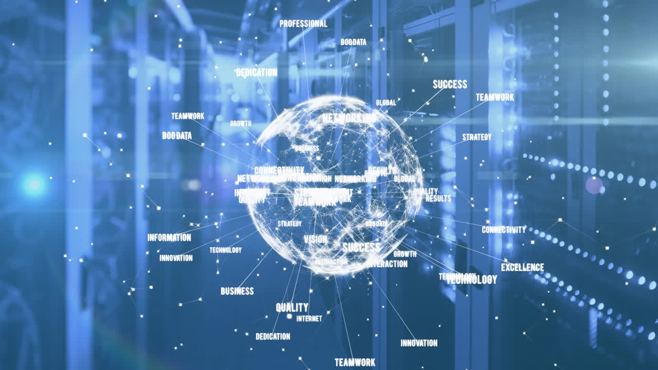 서버  ⁇ 에서 회전하는 연결의 애니메이션