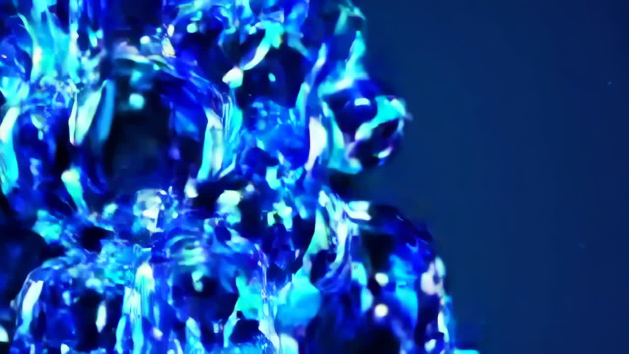 Blue Bubbles in Water