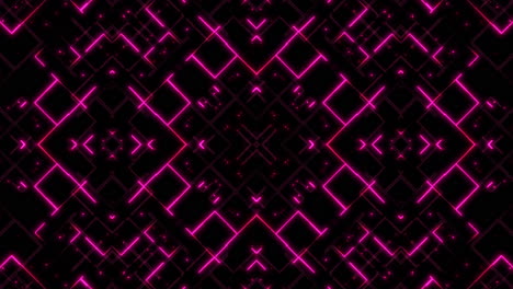 patrón geométrico de neón rosa