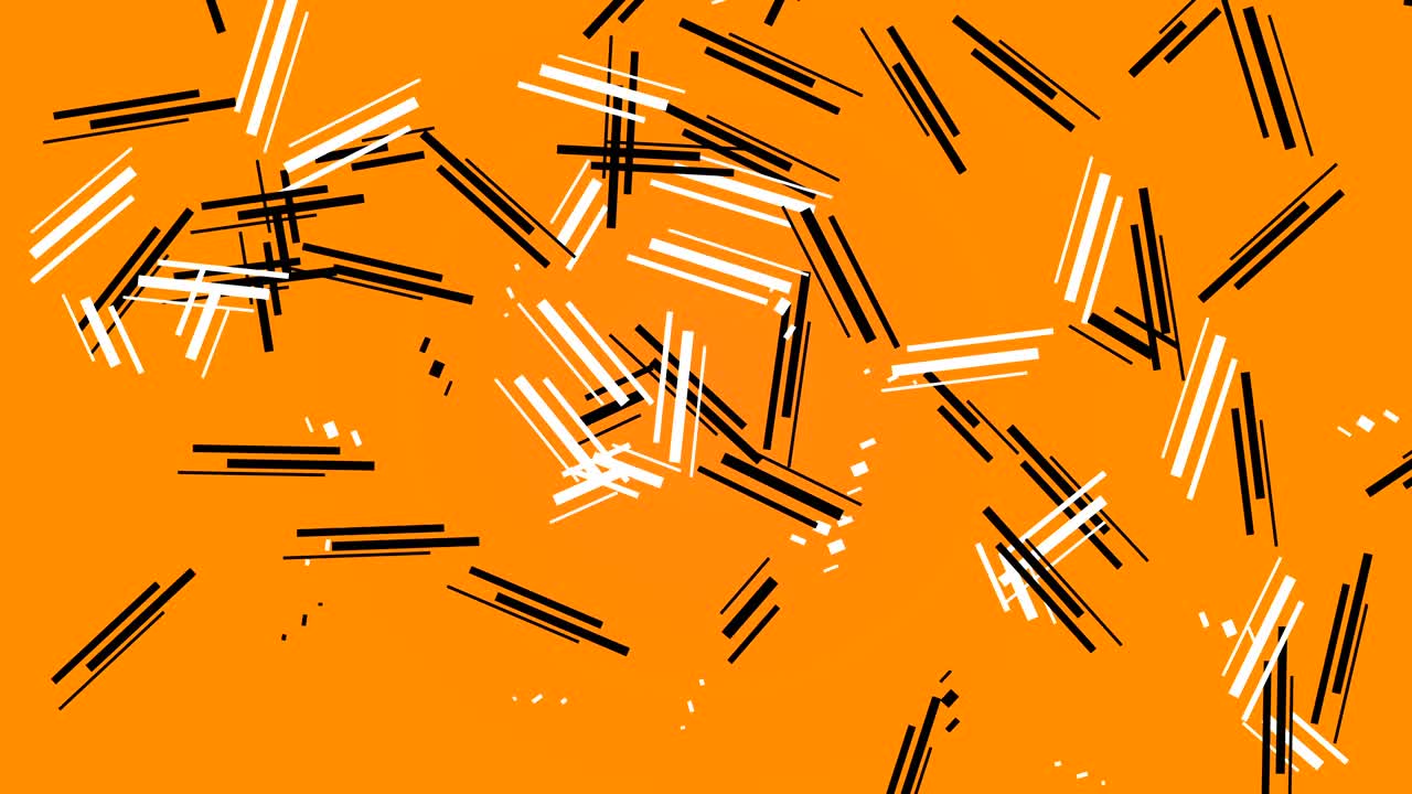 rasguños abstractos modernos movimiento geométrico fondo bucle naranja