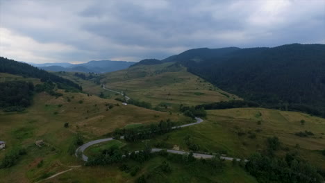 road through the mountain