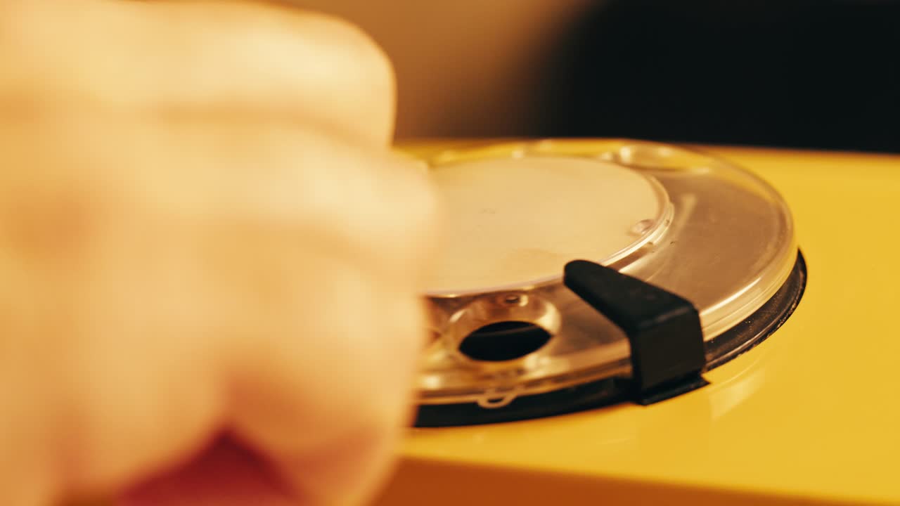 Retro vintage phone, A yellow rotary telephone is displayed on a wooden desk, adding a nostalgic touch