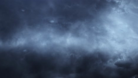 4k thick clouds moving in the sky, thunderstorm