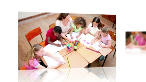 Videos-Von-Kindern-In-Einem-Klassenzimmer