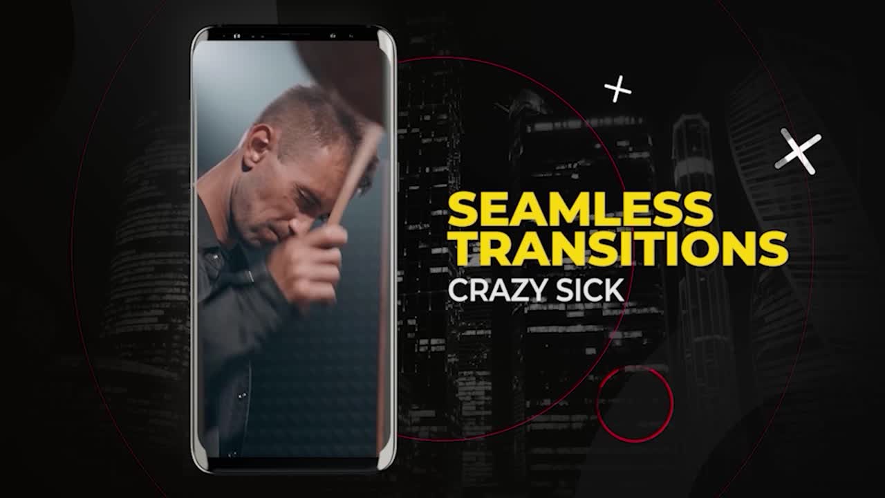 Transizioni verticali Crazy Sick