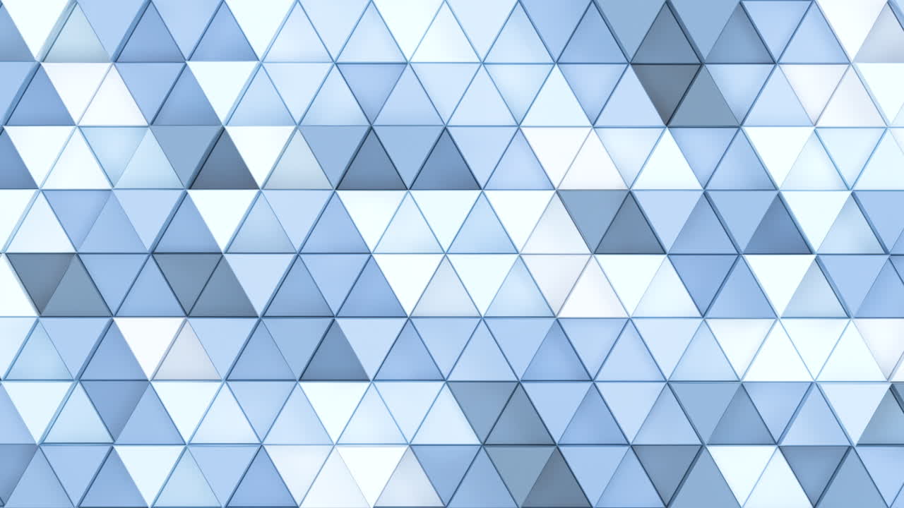 Repeating triangle cubes background, 3d rendering.
