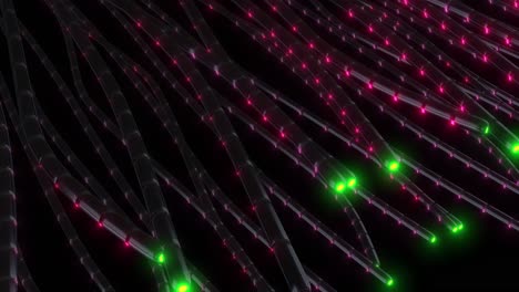3d illustration of nerve cells
