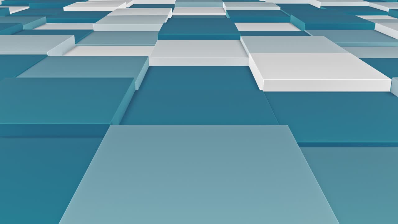 Square pattern hopping, 4k background, cg animation stock loop video,