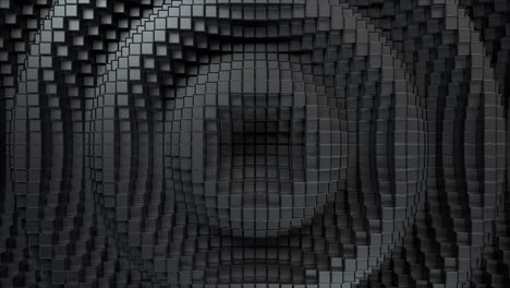 abstract 3d black geometric pattern