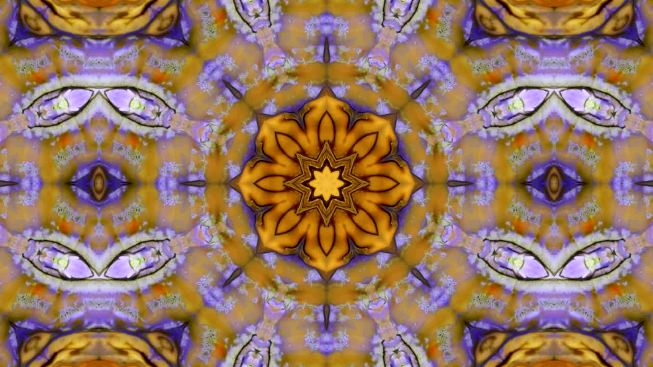 movimiento de fondo de caleidoscopio de explosión decorativa