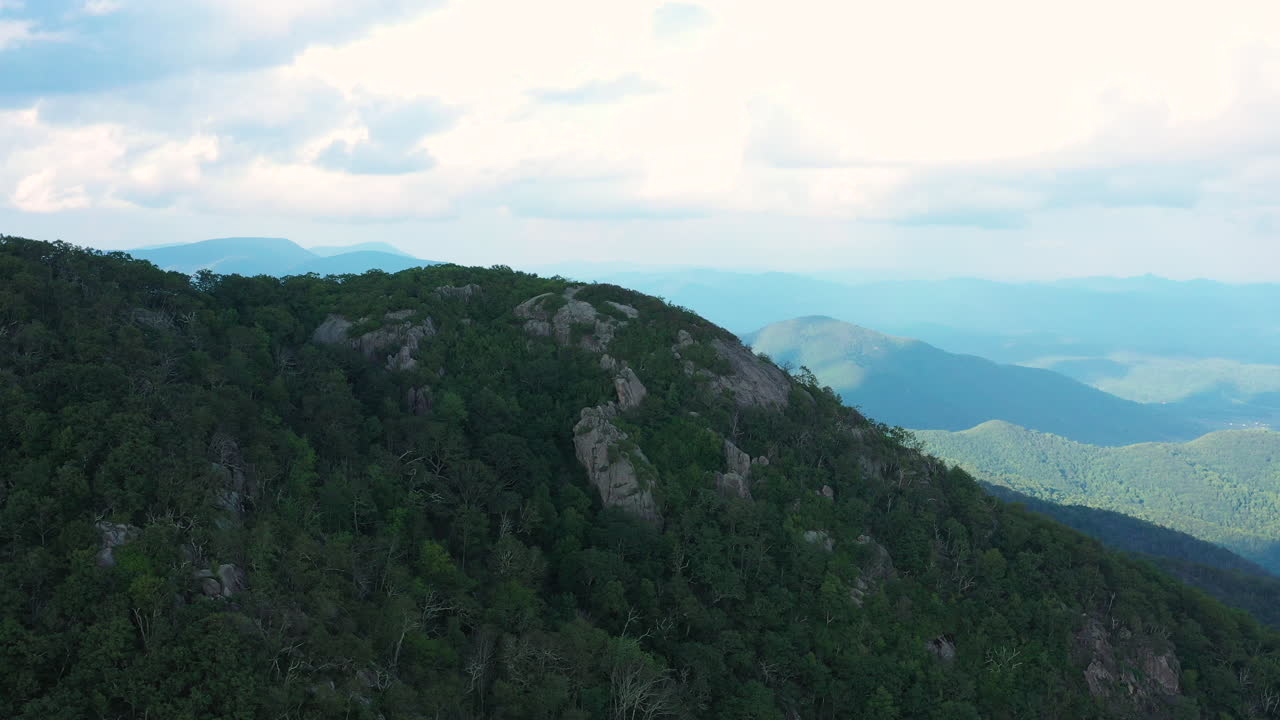 여름 오후 동안 mount pleasant의 항공 샷