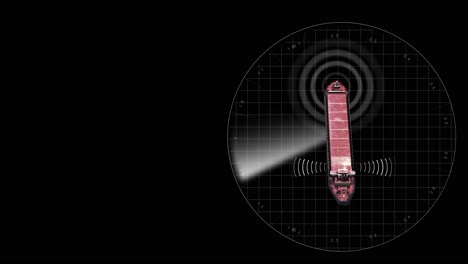 cargo ship radar tracking