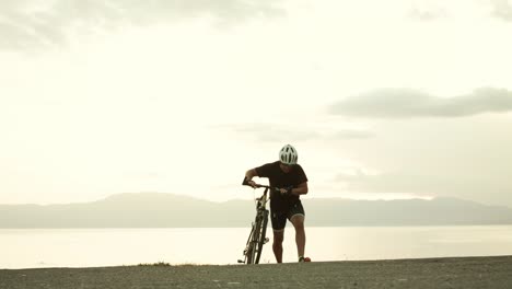 sunset cycling