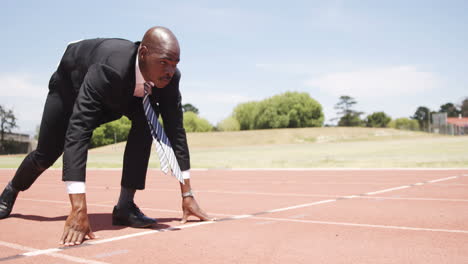 businessman running