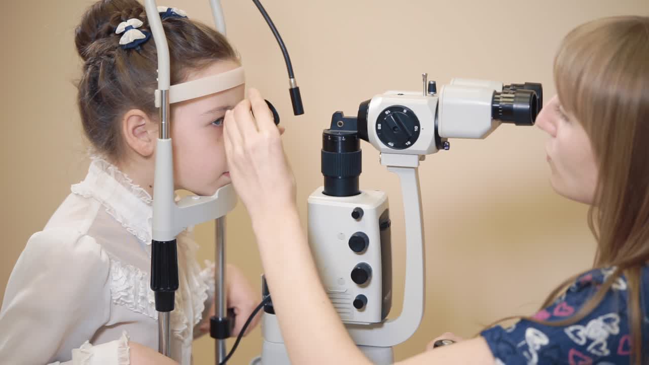 examen ocular del niño