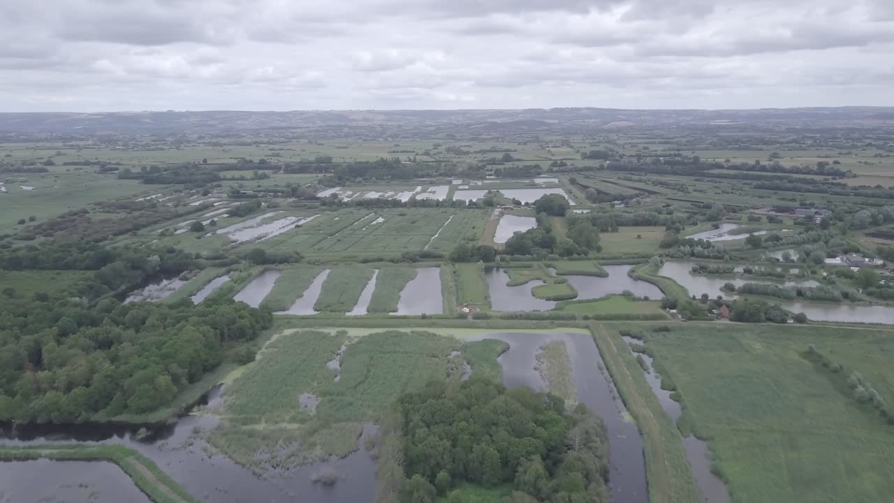 Somerset Wetlands 03 A view over the expanding wetland area