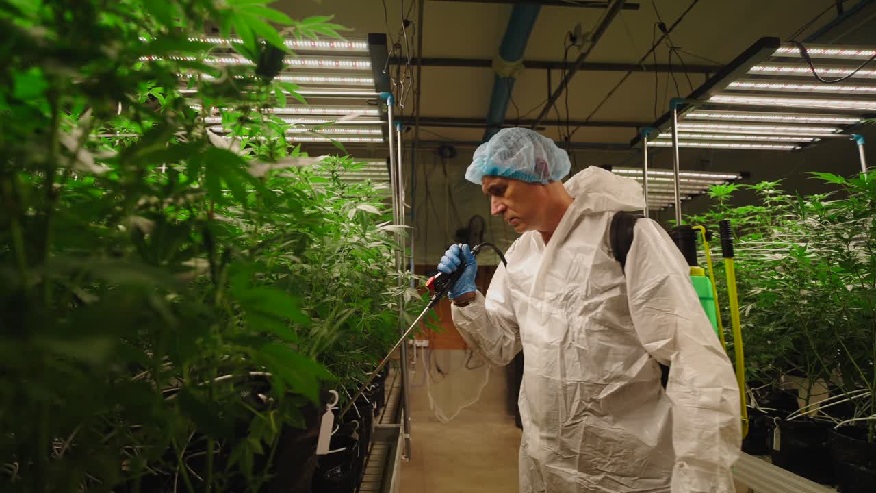 Cannabis Plant Care in Indoor Grow Facility