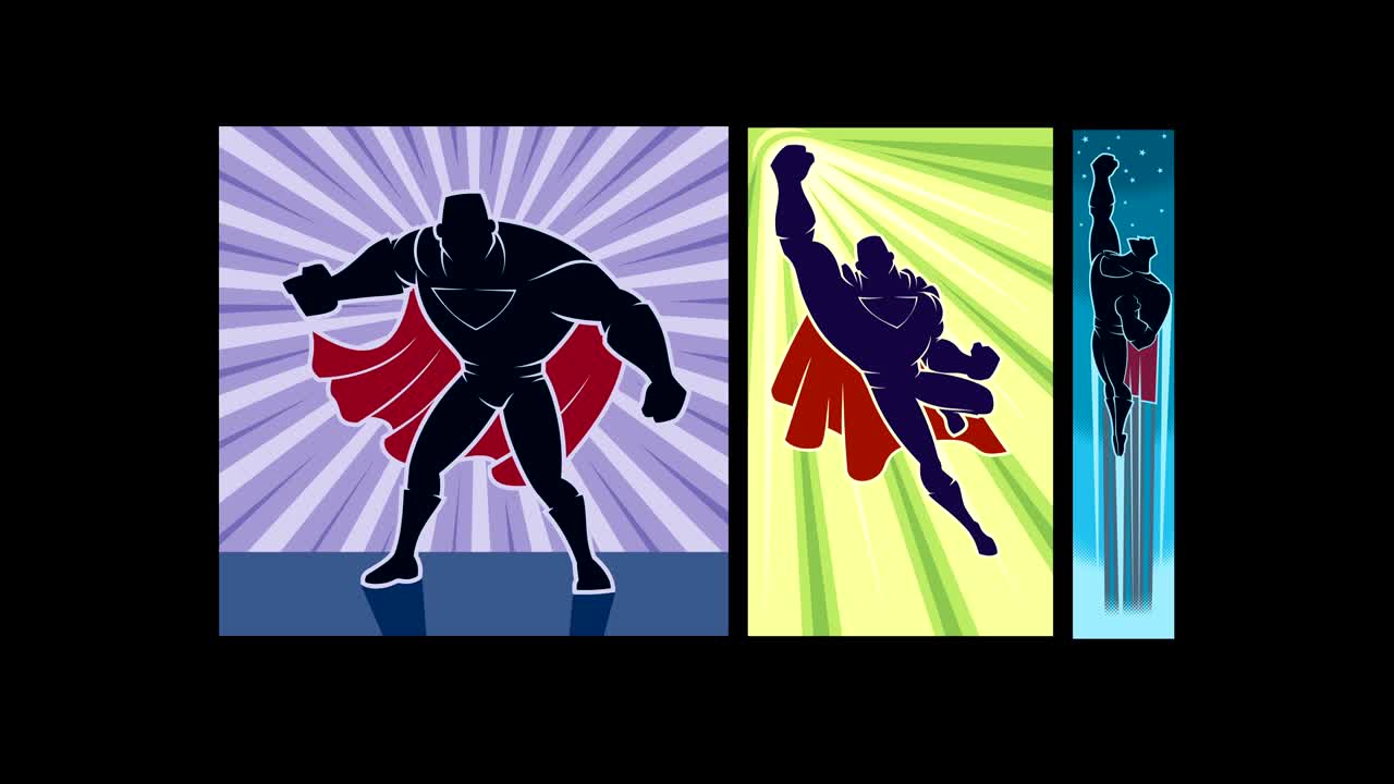 슈퍼히어로 인트로