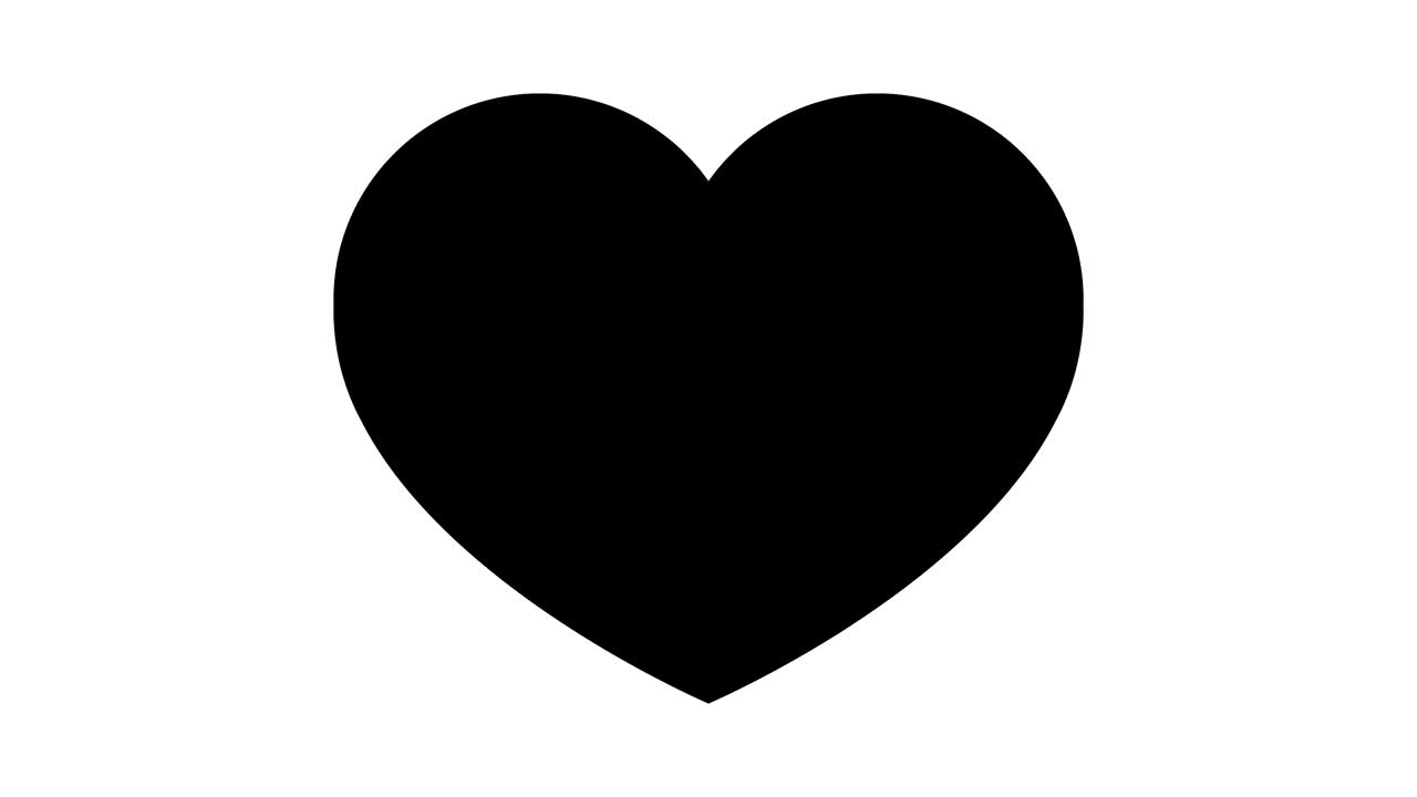 재활용 표지판은  바탕에 검은색 심장 안에 나타납니다.