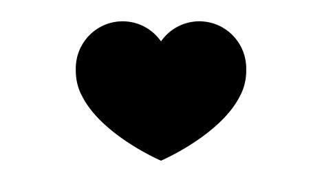 a recycling sign appears inside a black  heart on a white background.